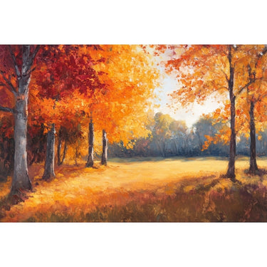 Acrylic canvas of Autumn Trees